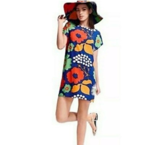 Marimekko for Target Tunic Sheath Dress Size Sm Multicolor Fun Flirty Pullover - Picture 5 of 9